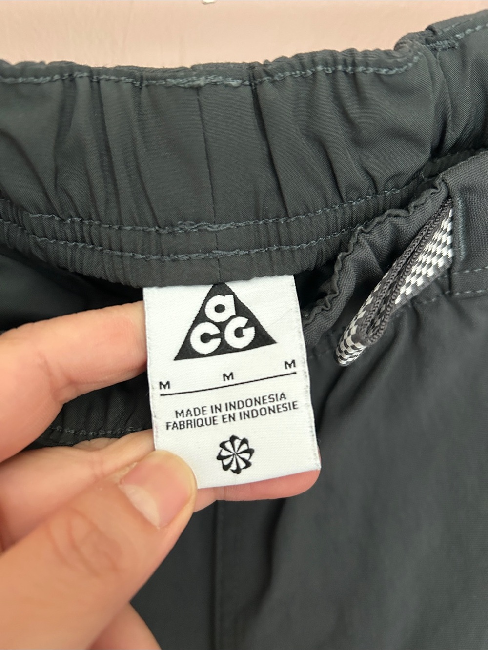 Nike ACG Trail Pants Dark Smoke Grey Hiking Gorpcore Joggers Size M - Picture 11 of 14
